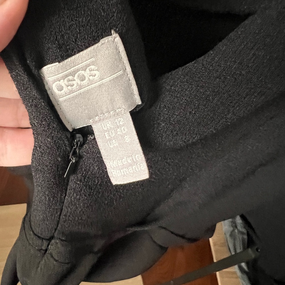 ASOS Classic Black Midi Dress - Picture 4 of 4